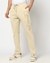 Cotton Solid Regular Fit Beige Track Pant
