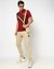 Cotton Solid Slim Fit Khaki Cargo Trouser with Stretch