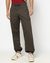 Cotton Solid Relaxed Fit Green Cargo Trouser with Stretch