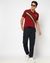 Solid Slim Fit Navy Cargo Trouser
