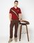 Cotton Solid Relaxed Fit Traveller Brown Cargo Trouser with Stretch