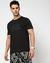 Cotton Solid Slim Fit Crew Neck Tshirt with Stretch