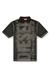 Black Polo shirt with water print logo