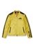 Yellow Biker jacket in perforated leather