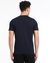 Navy Cotton t-shirt with embossed logo