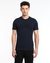 Navy Cotton t-shirt with embossed logo