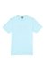 Blue Cotton t-shirt with embossed logo