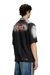 Black Faded bowling shirt with logo prints