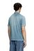 Blue Jersey polo shirt with logo embroidery