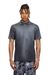 Black Jersey polo shirt with logo embroidery
