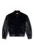 Black Denim and leather bomber jacket