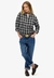 CHECK FLANNEL BOYFRIEND SHIRT