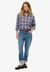 CHECK FLANNEL BOYFRIEND SHIRT