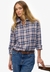 CHECK FLANNEL BOYFRIEND SHIRT