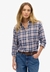 CHECK FLANNEL BOYFRIEND SHIRT
