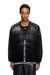 Black Reverse-print cotton cardigan