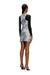 Black and Blue Long sleeved mini dress