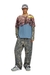 Blue and Pink Layered T-shirt with camo motif