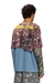 Blue and Pink Layered T-shirt with camo motif