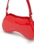 Red Play-Glossy crossbody bag with tonal logo