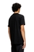 Black T-shirt with metallic Oval D