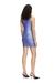 Violet Dress in metallic ribbed knit