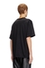 Black T-shirt with large gabardine patch logo