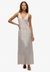 MAXI SEQUIN V NECK DRESS