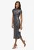 MANDARIN SEQUIN MIDI DRESS