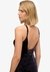 LACE BACK VELVET MIDI DRESS