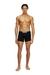 Black Three-pack of plain long boxer briefs