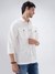 EMBROIDERED CARGO OVERSHIRT