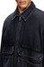 Black Jacket in batavia-weave denim
