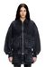 Black Jacket in batavia-weave denim