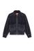 Black Jacket in batavia-weave denim