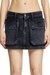 Black and Dark Grey De-Ton Skirt