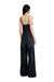Black and Dark Grey Strappy jumpsuit in batavia-weave denim