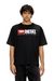 Black T-Shirt With Diesel Patch Logo