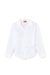 White Wrap shirt with logo charm