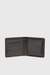 Black Bi-fold wallet in leather