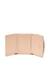 Nude Tri-fold wallet in leather