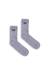 Blue Cotton sock with cushioned sole