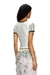 White T-shirt with tattoo print