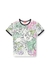 White T-shirt with tattoo print