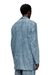 Blue  Blazer in ultra-destroyed jacquard denim