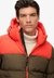 COLOURBLOCK HOODED PUFFER JKT