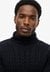 JACOB CABLE ROLL NECK JUMPER