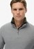 LW COTTON TEXTURE HALF ZIP