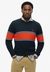 COTTON STRIPE CABLE JUMPER