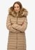 FUJI FAUX FUR HOODED LONGLINE